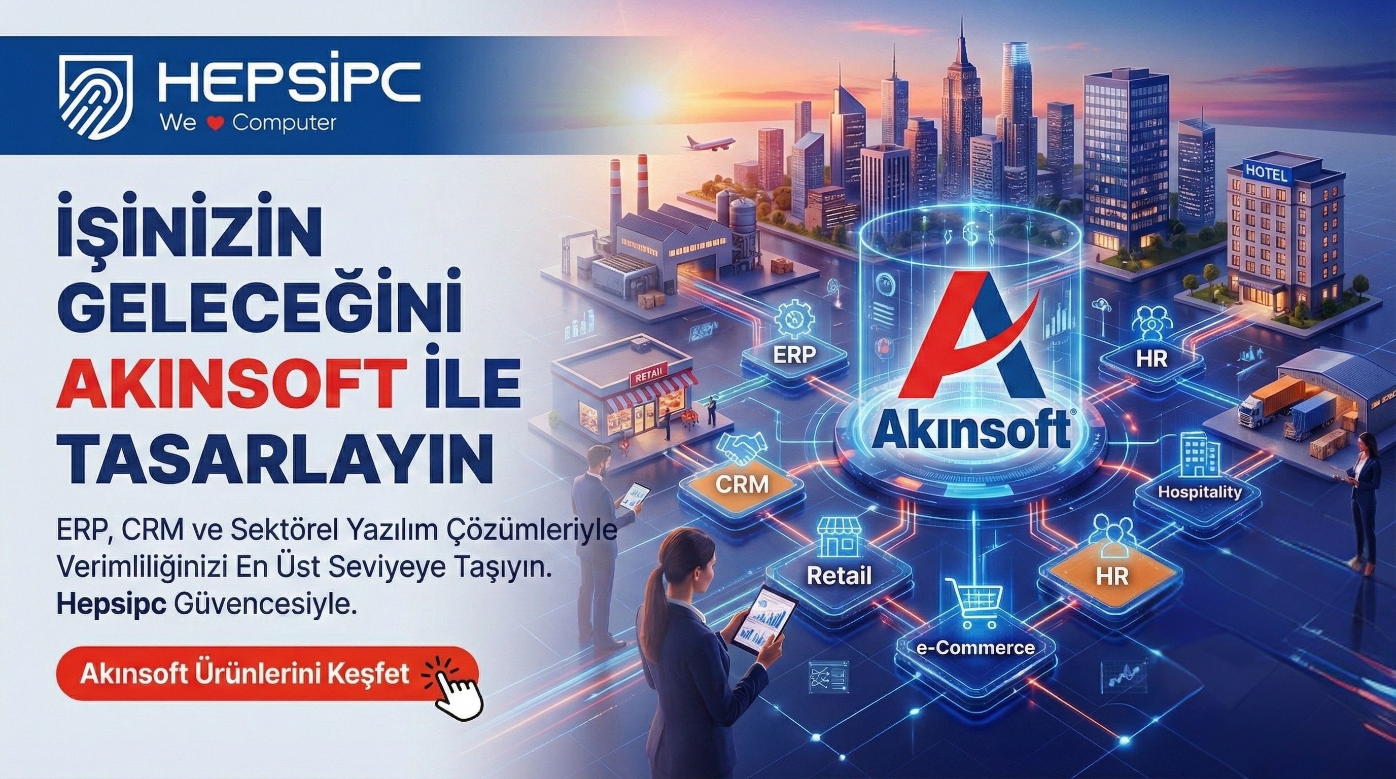 Akınsoft Yazılım Programları ve Lisans Paketleri | Hepsipc İşletmeniz için Akınsoft ön muhasebe, ERP ve sektörel yazılım çözümleri Hepsipc de! Orijinal Akınsoft lisanslarını en uygun fiyatlarla ve güvenle hemen satın alın.